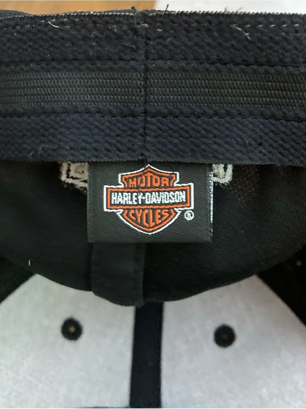 Vintage Harley-Davidson Screamin’ Eagle Performance Parts Ball Cap Black/White
